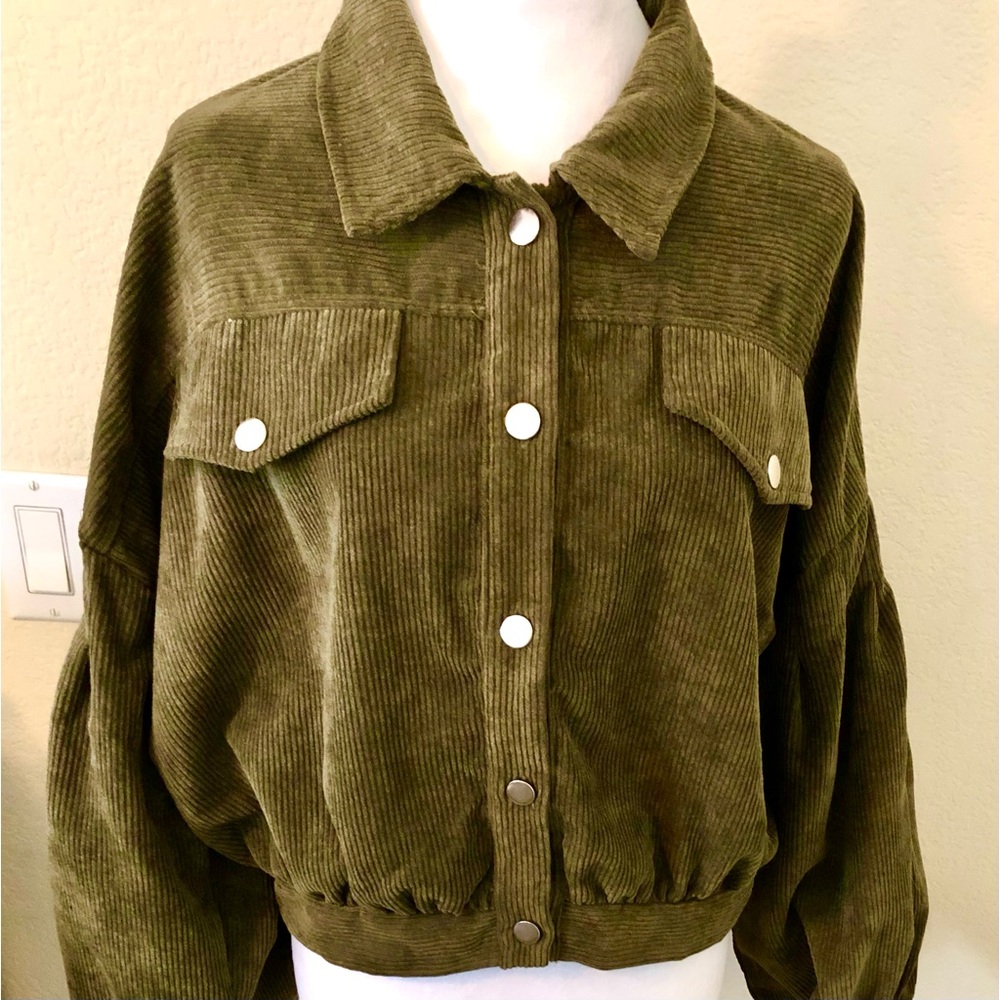 Fashion Nova Brown Bomber Jacket